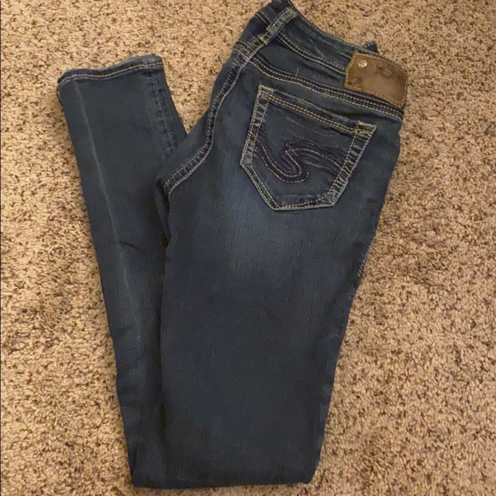 Silver jeans